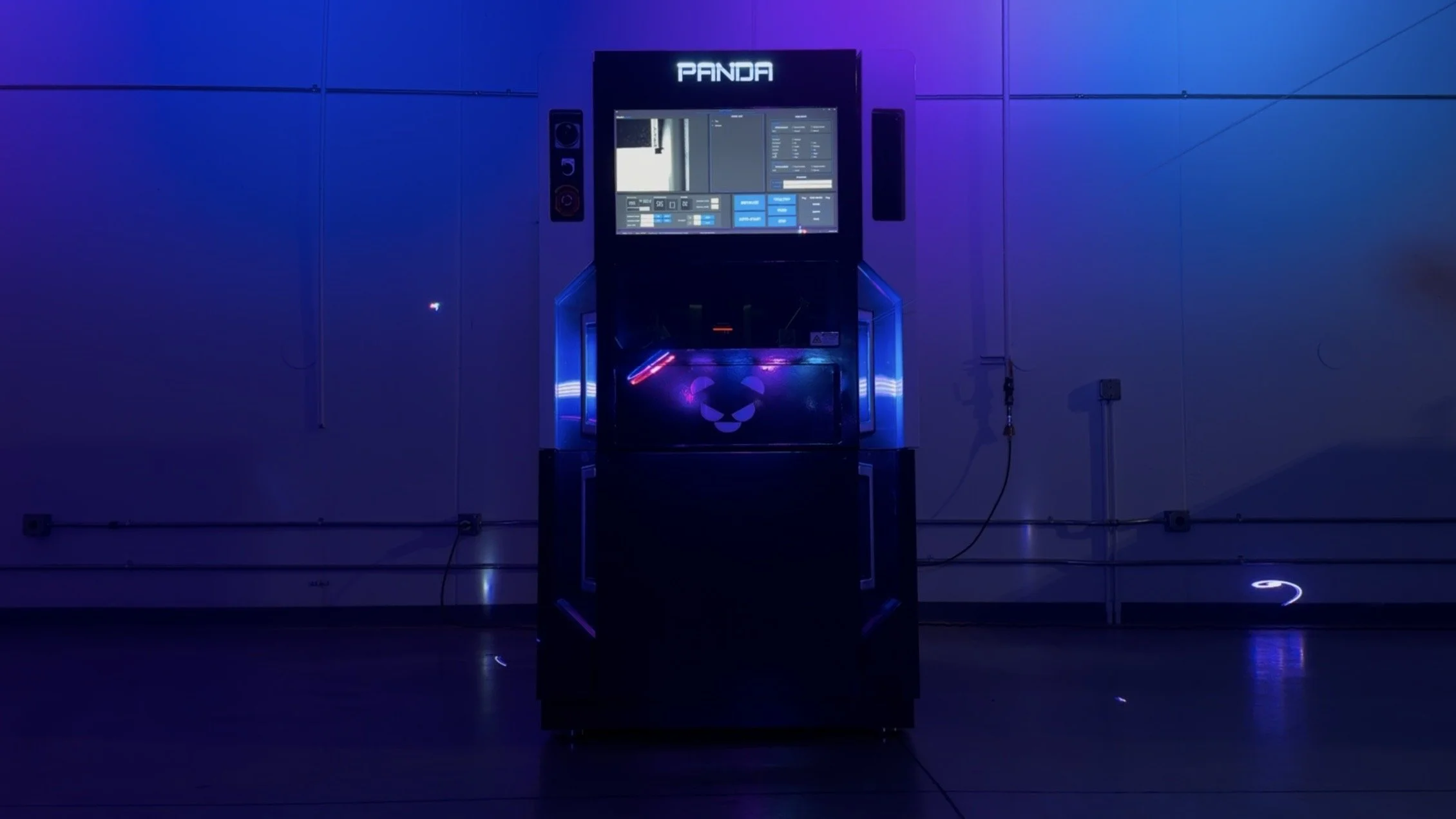 A PANDA robotic soldering cell on the floor at PROMATION USA